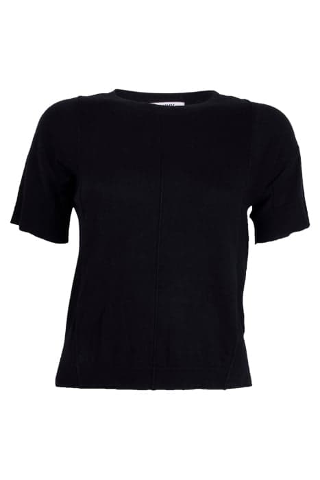 S/S SWTR W/ RIB SEA BLACK by DKNY