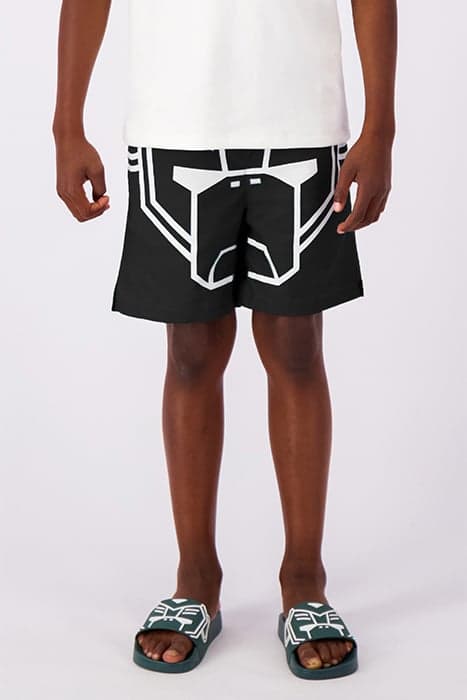 JR. CONVOY SWIMSHORTS BLACK by Black Bananas