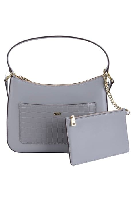 SIMONA TZ CONV HOBO GREY MELANGE by DKNY