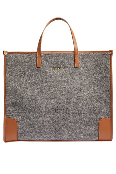 TT GWEN FABRIC DAY TOTE GREY by LK Bennett