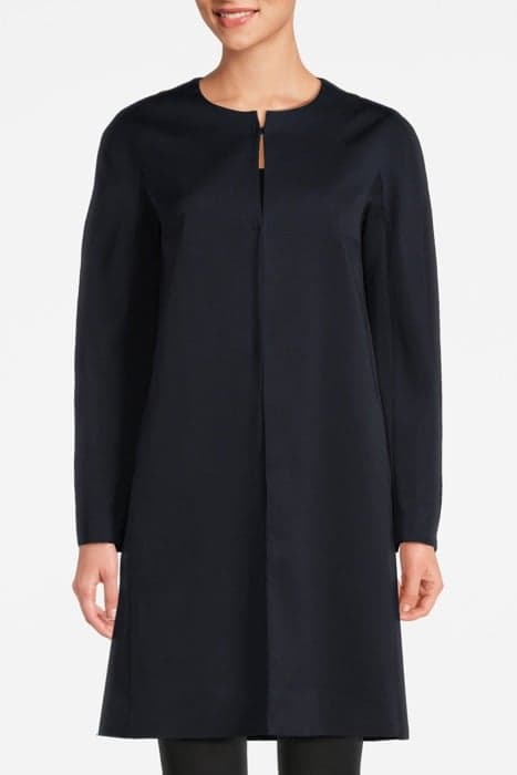 COAT OTTOMAN STRETCH NAVY by Paule Ka