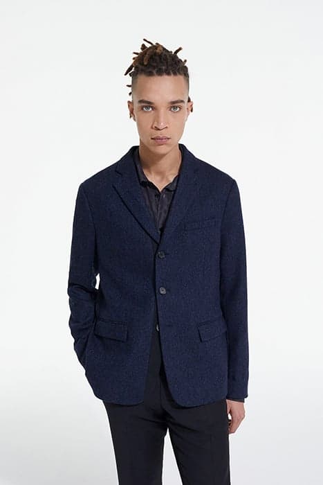 JACKET ONLY ZIG ZAG PATTERN NAVY by The Kooples