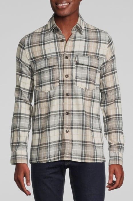 MINK CHECKED MOTIF REGULAR SHIRT MINK by IKKS