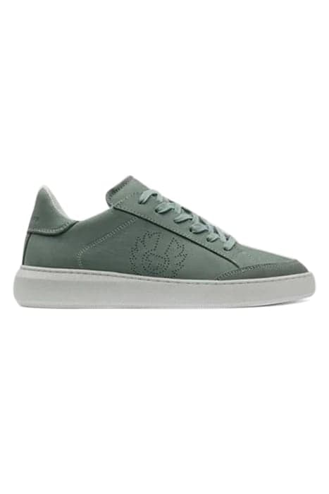 TRACK LOW TOP SNEAKER STEEL GREEN by Belstaff