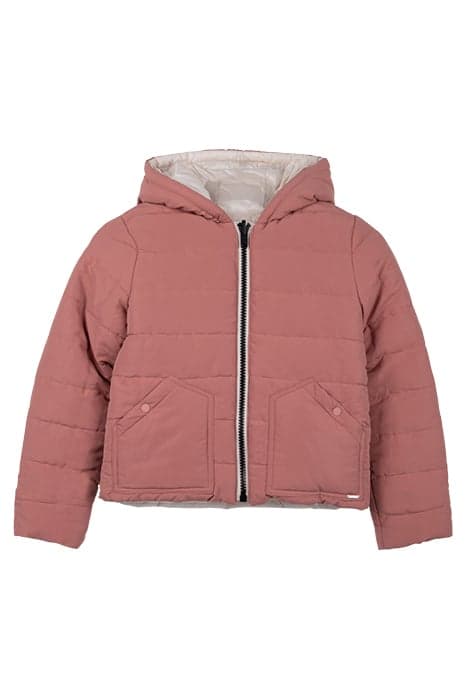 GIRLS’ ECRU/TERRACOTTA REVERSIBLE PADDED JACKET by IKKS