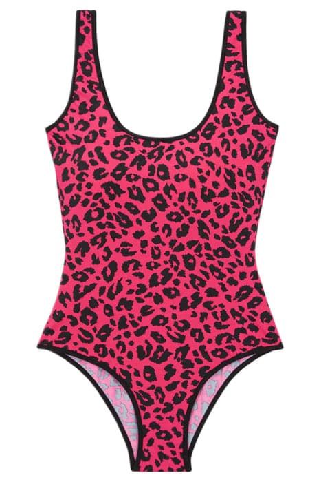 ONE-PIECE BATHING SUIT BLACK / PINK by The Kooples