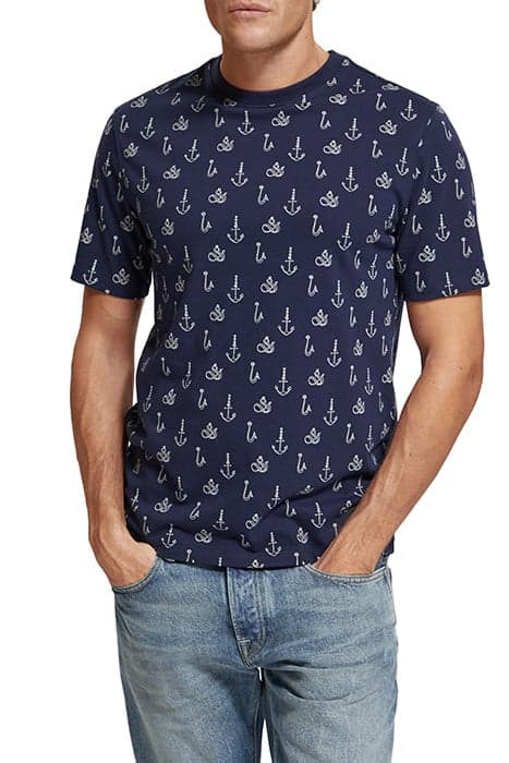 MINI AOP T-SHIRT NAVY BLUE by Scotch & Soda