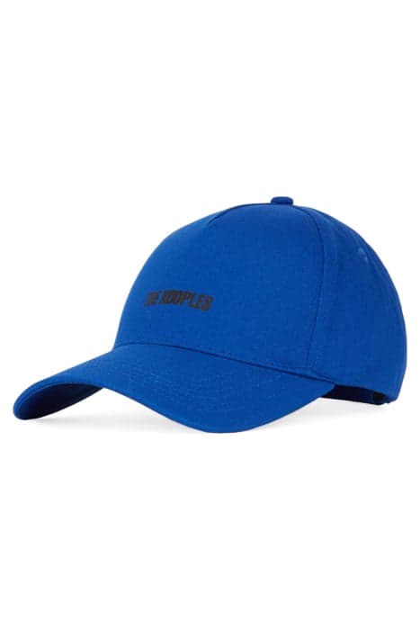 THE KOOPLES LOGO COTTON CAP BLUE by The Kooples