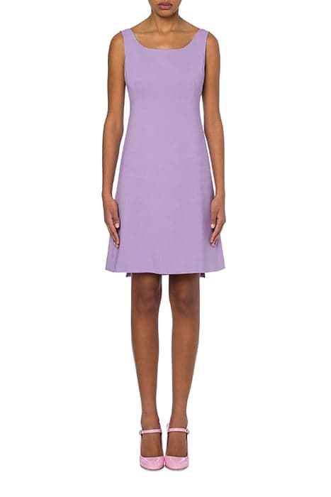 HEART BUTTONS CADY DRESS PURPLE by Moschino