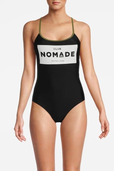 CLUB NOMADE SWIMMING SUIT BLACK by Scotch & Soda