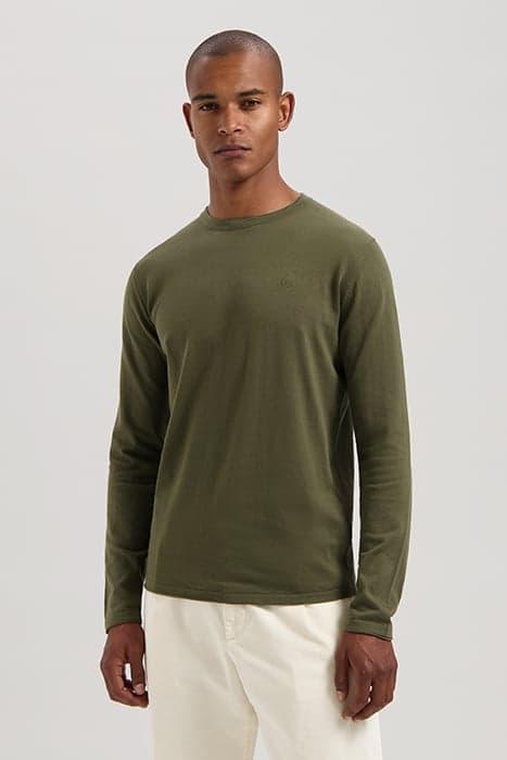 DS_GAGE CREWNECK OLIVE NIGHT OLIVE NIGHT by Dstrezzed