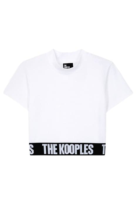 LOGO STRIP MC T-SHIRT WHITE by The Kooples