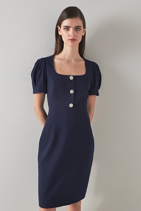 DR MARIANNE - SCOOP NECK NAVY by LK Bennett