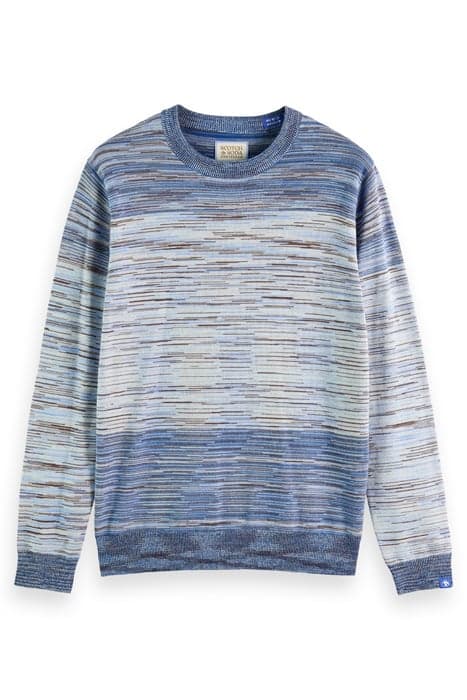 GRADIENT CREW NECK OCEAN MIST by Scotch & Soda