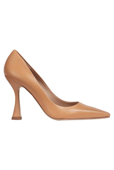 CC DAZZLE FLARED HEEL LIGHT TAN by LK Bennett