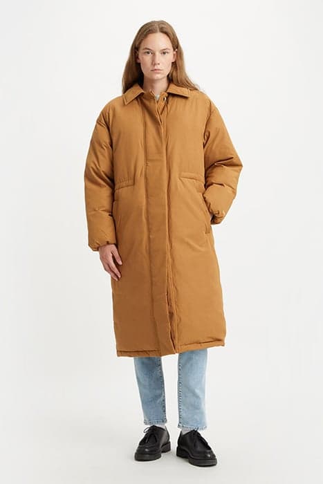 PUFFER TRENCH FOXTROT BROWN by Levi's