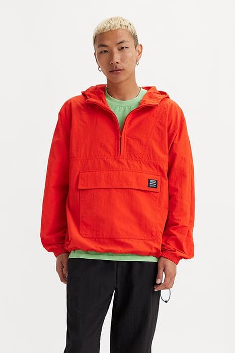 BOLINAS ANORAK SIGNAL RED by Levi's