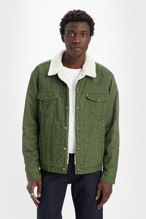 TYPE 3 SHERPA TRUCKER SEA MOSS CORD TRUC by Levi's