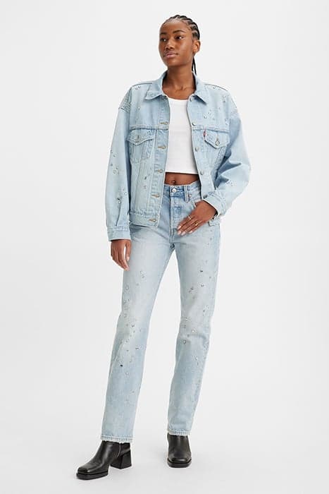 501 JEANS FOR WOMEN BLING BLUE by Levi's