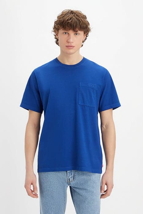 SS POCKET TEE RLX SODALITE BLUE GARMENT by Levi's