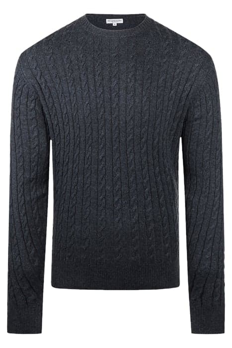 CABLE CREW NECK SWEATER NAVY by McGregor