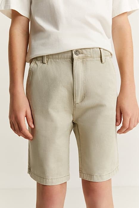 OUTFITTERS SHORTS KIDS BEIGE by Scalpers