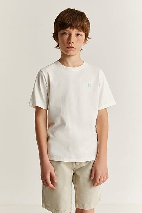 DIMENSION TEE KIDS WHITE by Scalpers