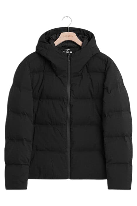 VERMONT NYLON DOWN JACKET BLACK by No Label