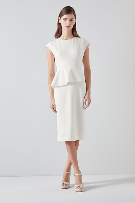 DR MIA FITTED DRESS IVORY by LK Bennett