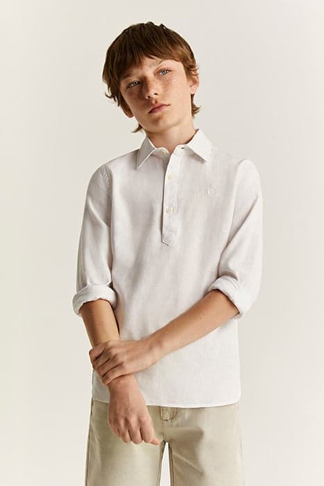 POLERA PPT SHIRT KIDS WHITE by Scalpers