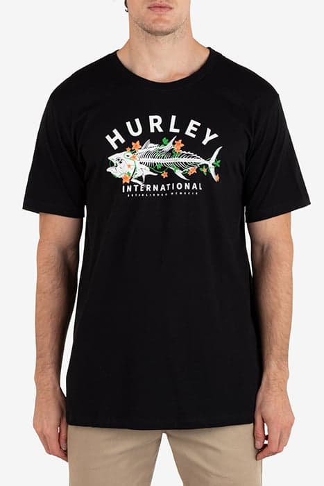 EVD FISH FOOD SHORT SLEEVE BLACK by Hurley