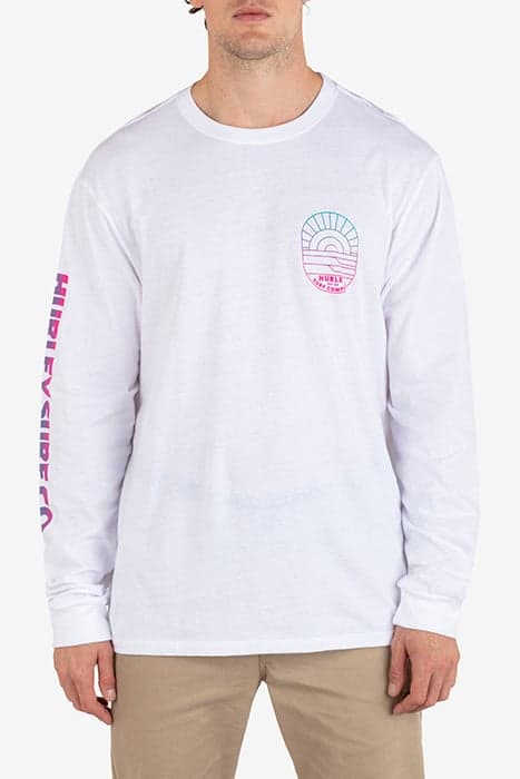 EVD CLEAN LINES LONG SLEEVE WHITE by Hurley