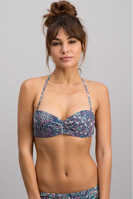 LADIES BANDEAU WIRE TOP FANTASTIC MULTI COLOUR by Shiwi