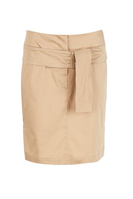 SKIRT W/ BIG BACK POCKETS BEIGE by River Woods