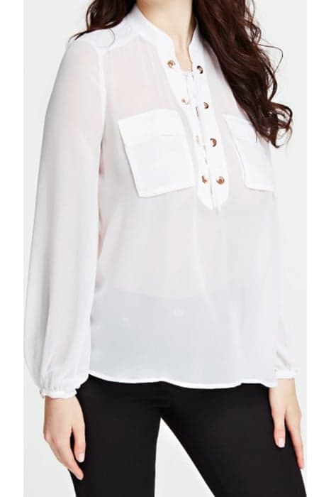 AARON BLOUSE RO TRUE WHITE A000 by Marciano by Guess