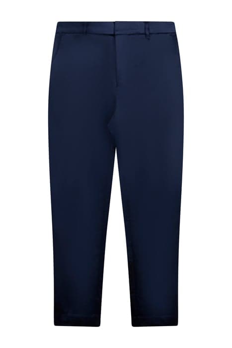 EMMA CROPPED SHINY TROUSERS NAVY by Filippa K