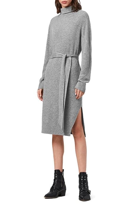 ROZA JUMPER DRESS PALE GREY by AllSaints