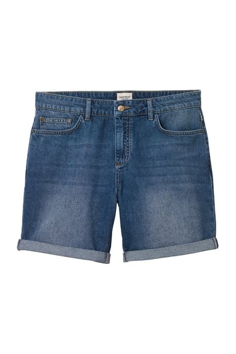 BOYFRIEND DENIM SHORTS MID DENIM by White Stuff