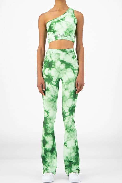 GREEN TIE DYE RESYMETRIC TOP by Daily Paper