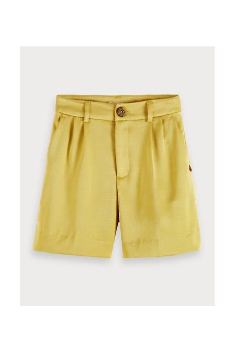 HIGH WAIST DRAPEY LONGER LENGTH SHORTS LEMONGRASS by Scotch & Soda