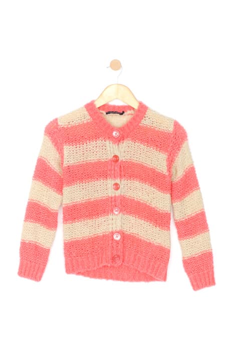 CREW NECK CARDI LS PINK by River Woods