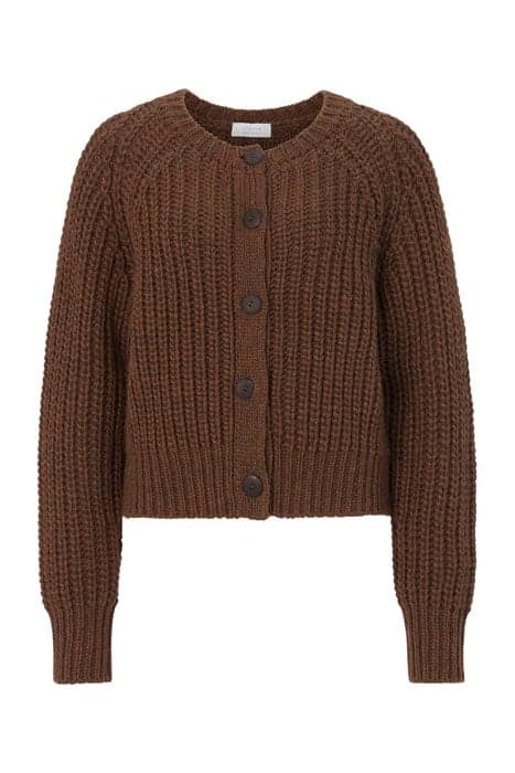 CARDIGAN CHUNKY CHOCOLATE BROWN by Rich & Royal