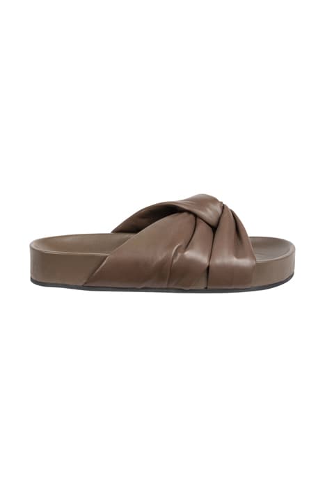 BREA FLATFORM SANDAL GREY TAUPE by Filippa K