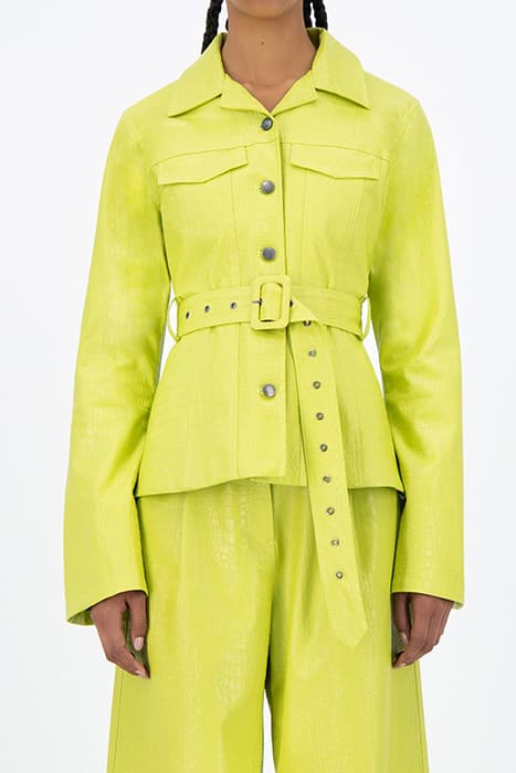 GREEN CROCO JALAT JACKET by Daily Paper