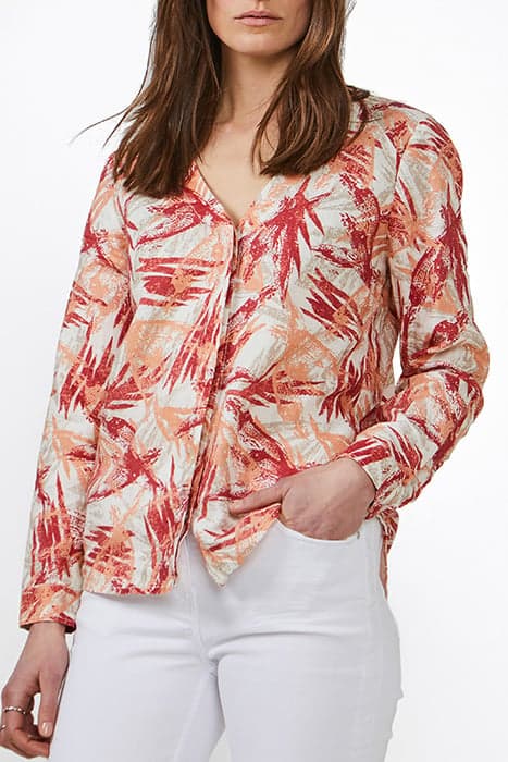 BLOUSE WOVEN LONG SLEEVES RUBY BLUSH by Sandwich