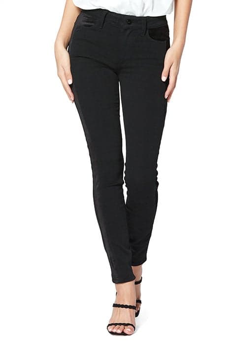 HOXTON ULTRA SKINNY FT INSE VELVET ONYX by PAIGE