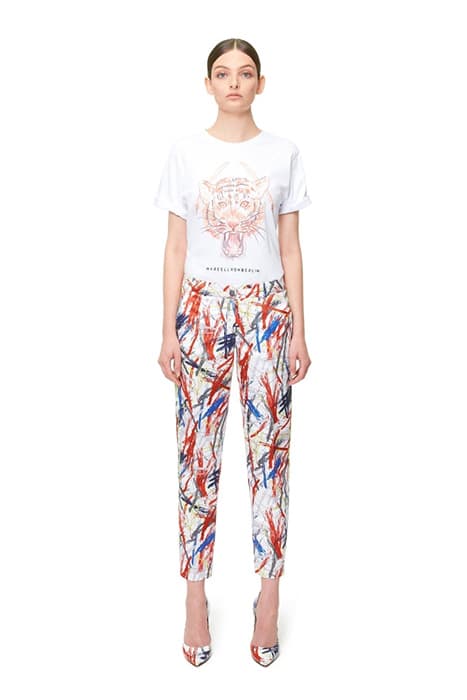 WOMEN'S SUIT PANTS BRUSH PRINT by Marcell von Berlin