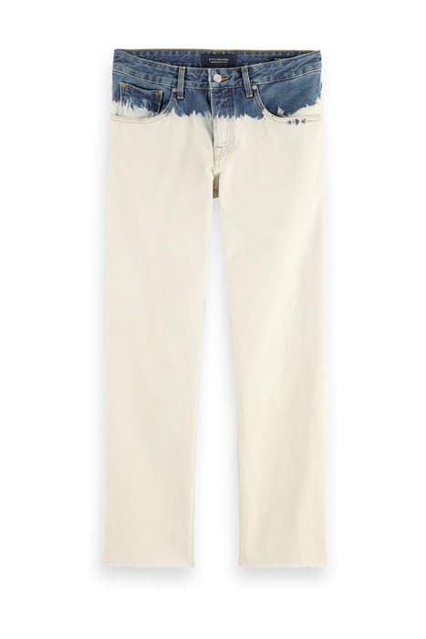 SEASONAL STRAIGHT CROPPED - ORGANIC COTTON - TIE DYE SAND TI by Scotch & Soda