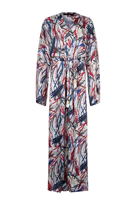 WOMEN'S LONG KIMONO BRUSH PRINT by Marcell von Berlin