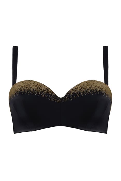 ISTHAR BIGGER CUP RANGE BLACK AND EGYPTIAN GOLD by Marlies Dekkers